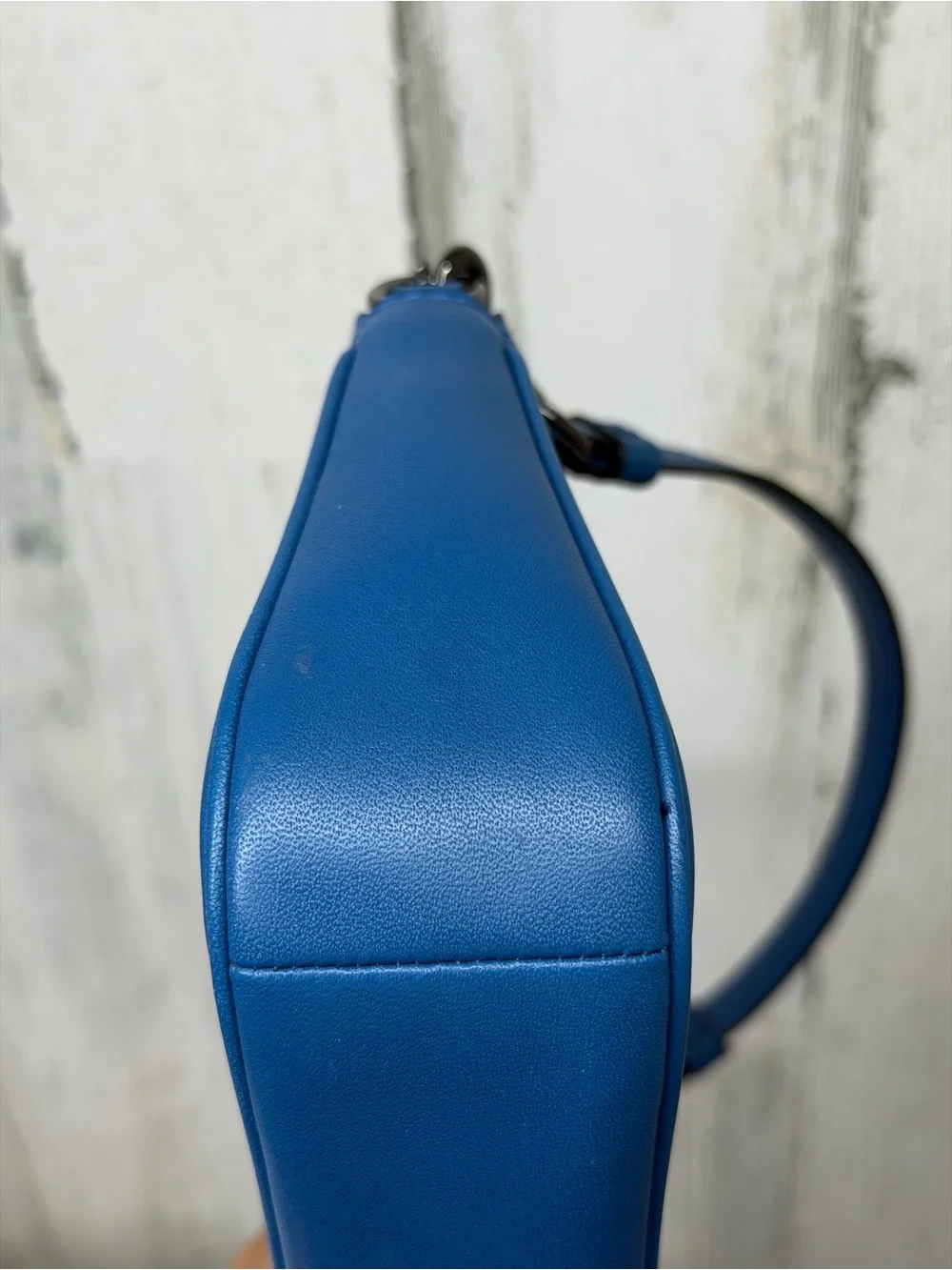 Coach Nolita Blue Leather Pochette